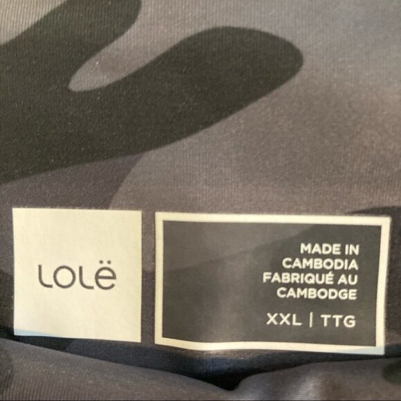 LOLE Sz XXL Camo High Rise Comfort Waist Full Length Leggings - Picture 7 of 8